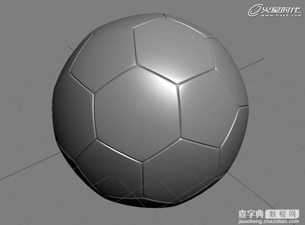3DSMAX贴图教程：利用3DSMAX制作逼真的足球贴图2