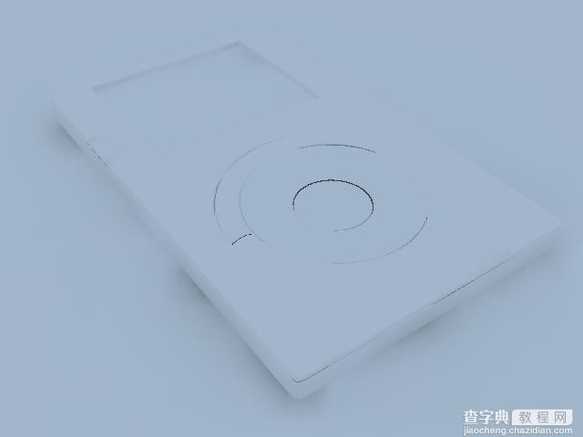 3DSMAX制作逼真IPOD播放器 建模到渲染29