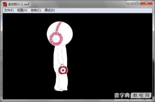 怎样利用Flash制作动画用Flash制作白色的运动小人1