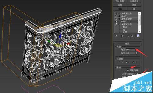 3DMAX怎么绘制弯曲装饰栏杆模型?3