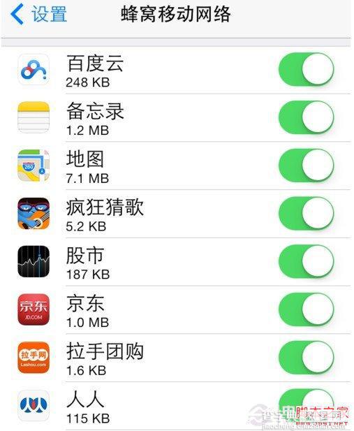 iOS7蜂窝移动网络的强大新功能介绍5