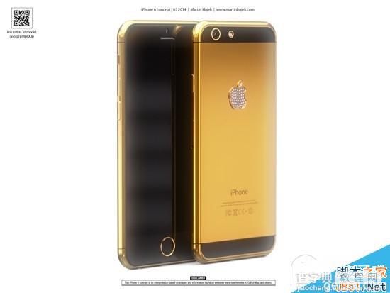 比土豪金还黄的iPhone6渲染图曝光 钻石标志亮瞎眼7