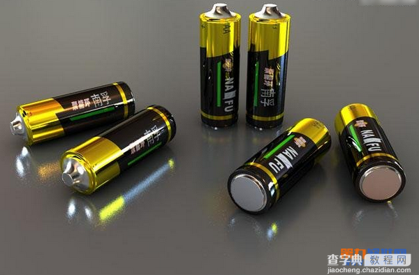 3ds Max设计制作一个逼真的南孚电池12