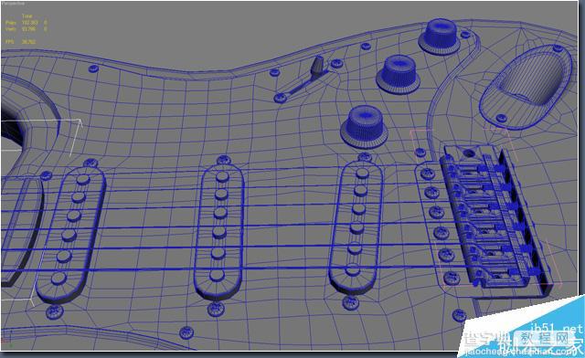 3DSMAX制作超逼真的吉他方法和技巧介绍10