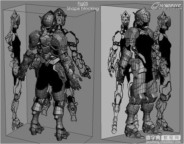 3DMAX打造超酷的次世代女机器人角色教程7