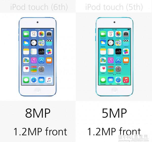 iPod touch 6和iPod touch 5有哪些区别？15