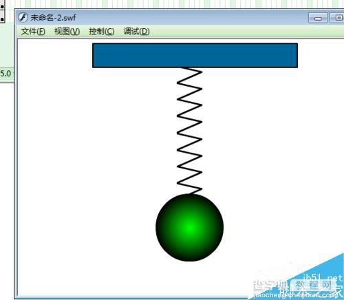 flash绘制势能动能相互转化的动画效果11