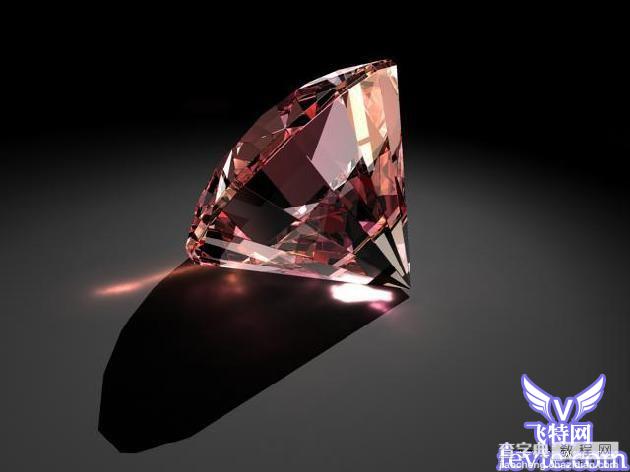 maya打造漂亮逼真的粉红钻石教程10