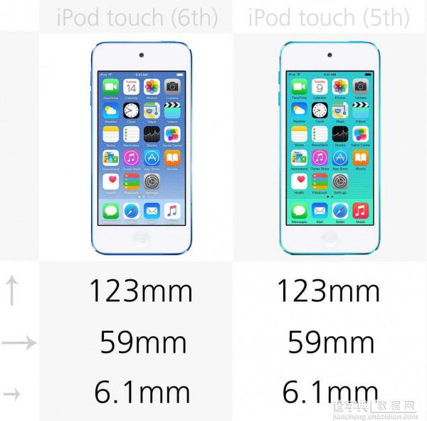 iPod touch 6和iPod touch 5有哪些区别？1