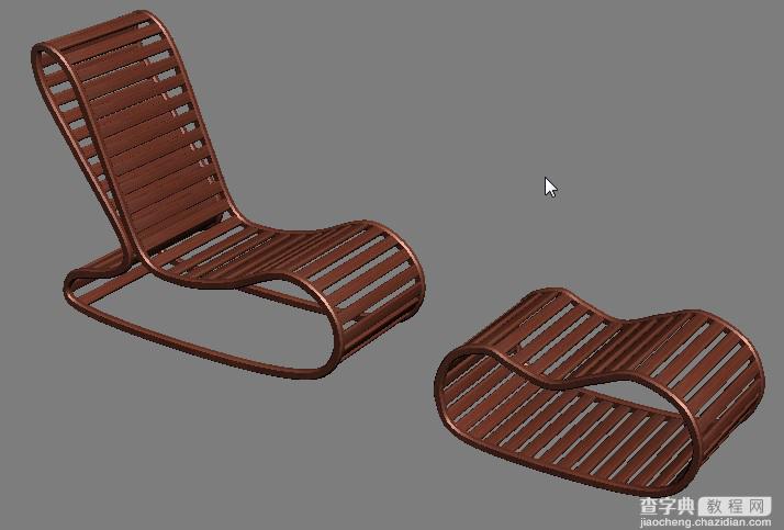 3DSMAX轻松打造休闲木质躺椅模型教程9