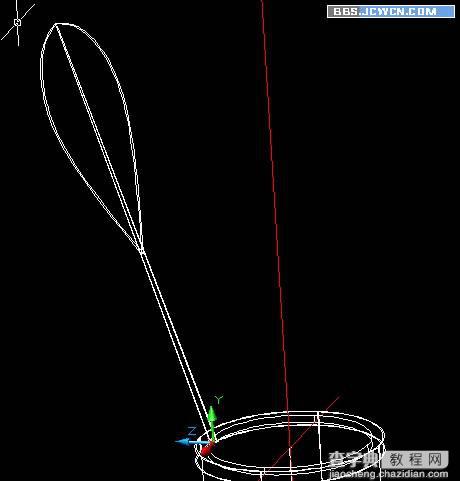 AutoCAD三维建模教程：制作逼真的立体羽毛球10