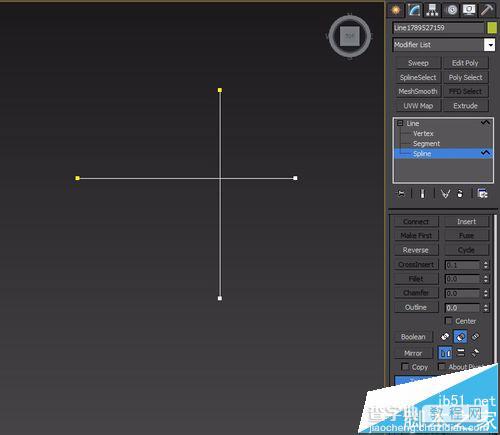 3dsmax中怎么使用Trim进行样条线的剪切?1