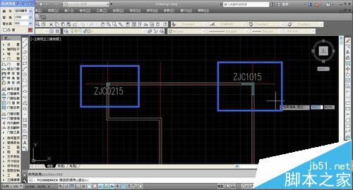 CAD建筑图纸中怎么绘制转角窗和轴网墙?15