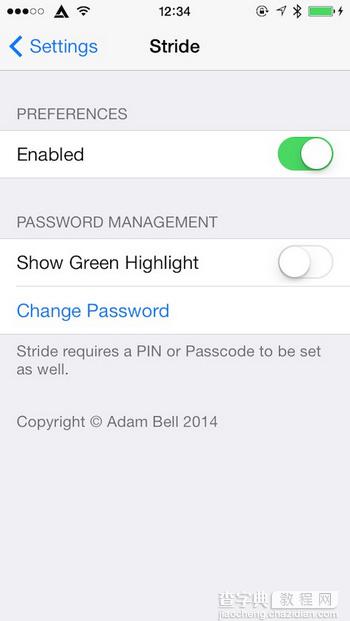 Stride 2自定义手势解锁插件可实现iPhone手机及所有苹果移动设备画一画就能解锁2