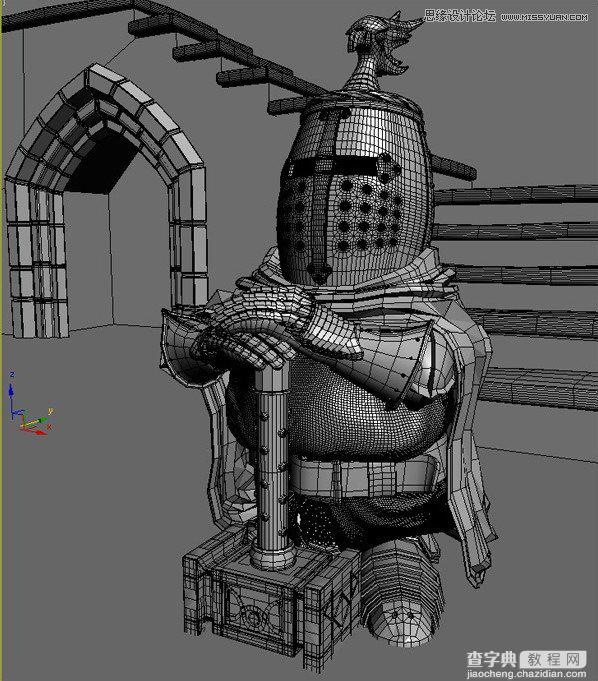 教你用3dsMax制作矮小的铁锤勇士4