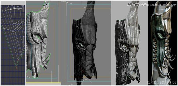 3Ds Max制作超酷龙形残绕的女战神教程12