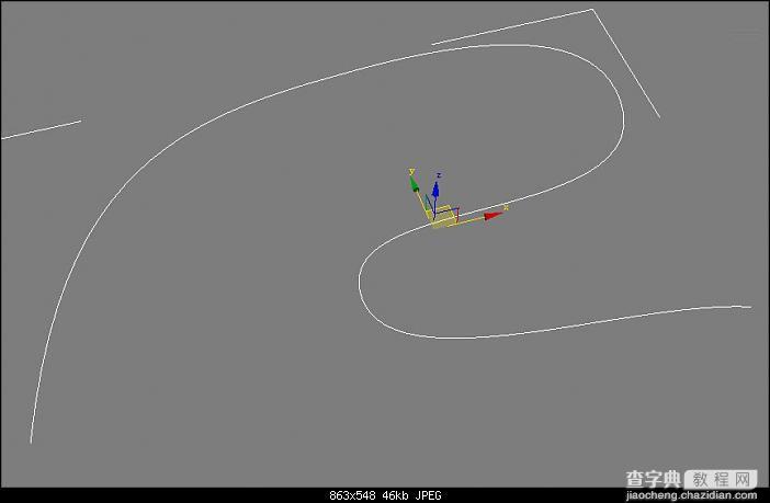 教你用3DSMAX简单制作弯曲的马路贴图2