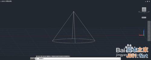 CAD如何画立体图?CAD画圆锥体方法8