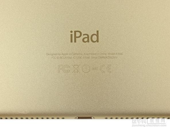 苹果iPad Air 2拆解图：确认2GB内存 机身紧凑 电池变小4