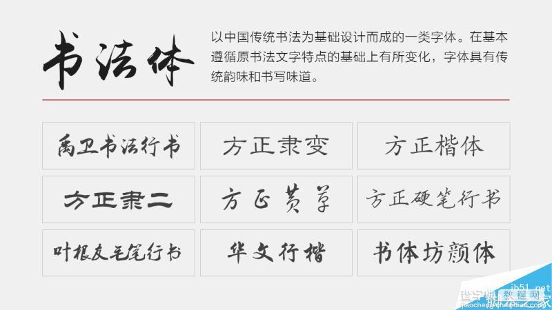 中文字体设计之美 有关PPT中文字体详解10
