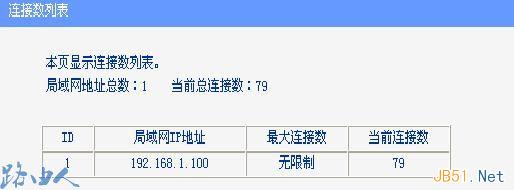 路由器中的连接数限制功能的作用介绍1