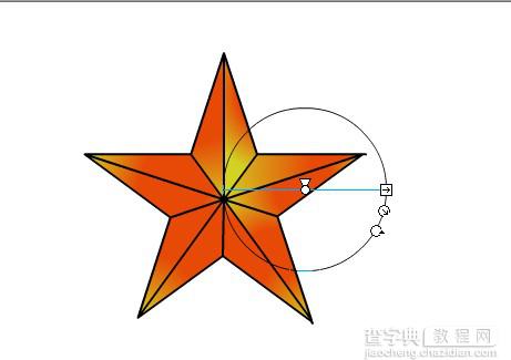教你用flash画一个漂亮标准的立体五角星22