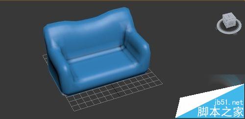 3dMAX怎么制作中间微凹的沙发模型?19