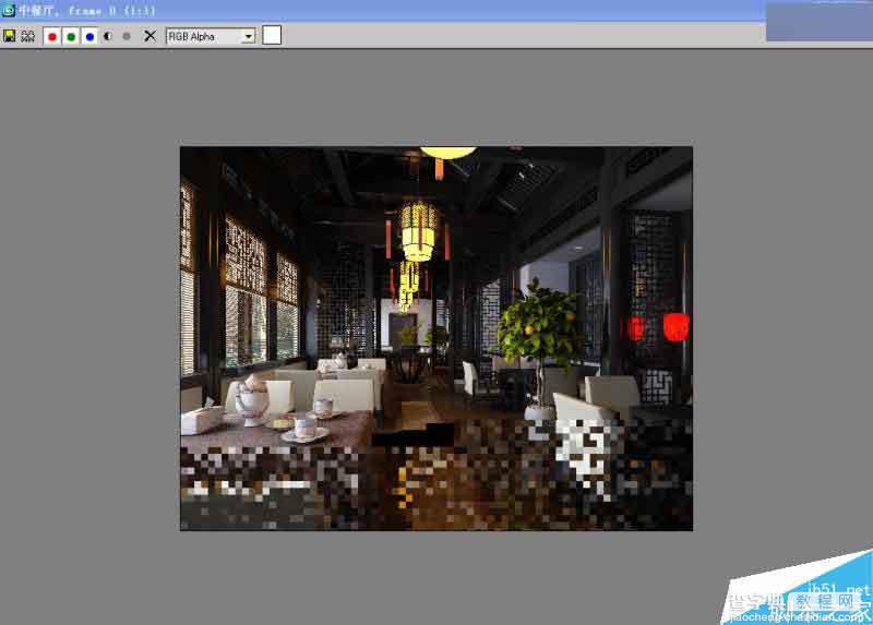 3DSMAX打造中式餐厅效果图20