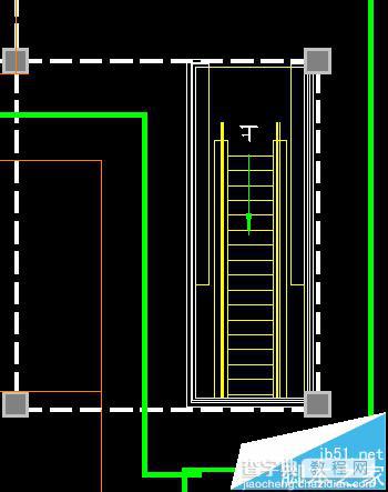 cad电梯怎么区分单跑/双跑/踏梯/坡梯及走向?8