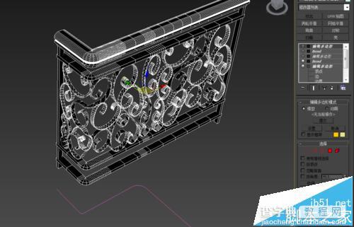 3DMAX怎么绘制弯曲装饰栏杆模型?2