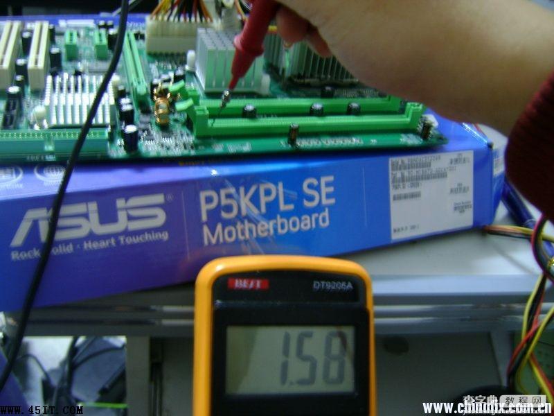 映泰945PL内存供电偏高维修一例2