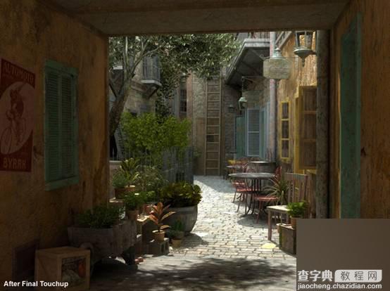 3DMAX打造意大利风格的小巷场景的经典教程1
