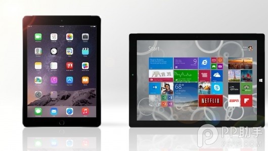 iPad Air2与Surface Pro3哪个好？Surface Pro3和iPad Air2参数配置区别对比1