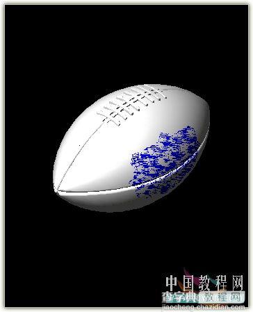 AutoCAD教程：绘制逼真的橄榄球两种方法介绍19