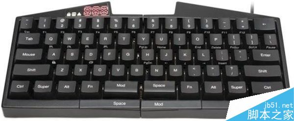 极限黑客机械键盘是什么样子?键盘可拆开 功能太酷1