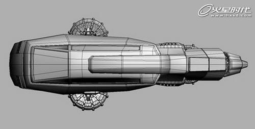 3DSMAX打造超酷的未来飞行器建模教程6