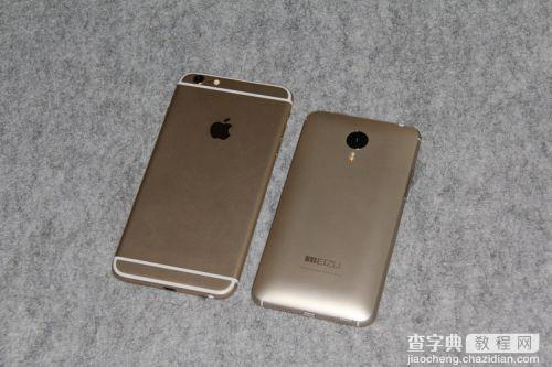 土豪金的对决 iPhone 6 Plus VS 魅族MX4 外观对决4