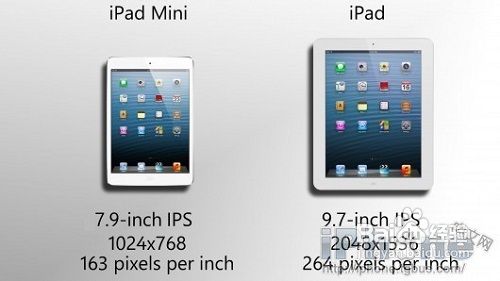 ipad4和ipad mini的区别在哪 详细对比说明3