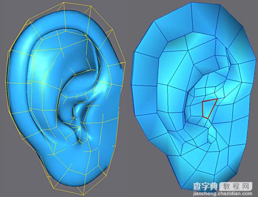3ds Max建模教程：多边形耳朵16