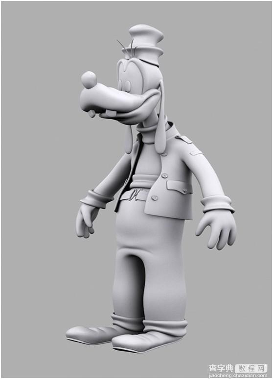 3DsMax打造经典卡通唐老鸭角色建模7