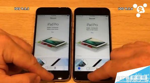 [视频]iPhone 5S/6/6S下iOS 9.3.4速度对比9.3.33