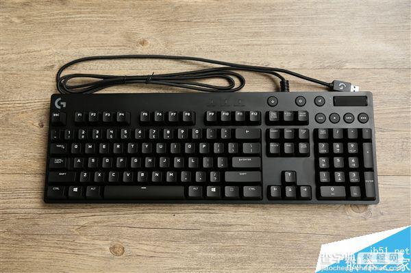 罗技游戏机械键盘G610青轴与红轴版图赏:手感清脆轻盈1