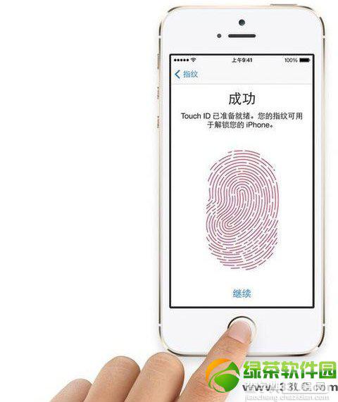 苹果iphone5s 指纹识别 touch id设置教程1
