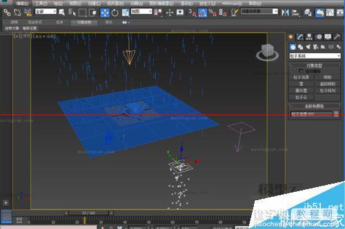 3DMAX怎么制作粒子流创建雨景特效？13