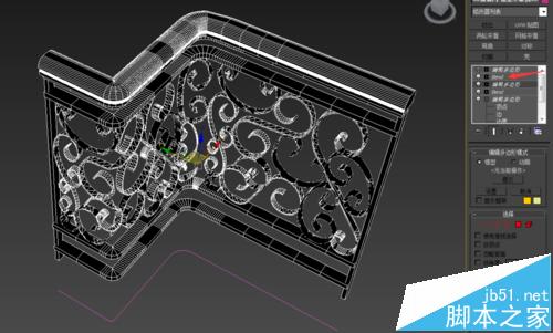 3DMAX怎么绘制弯曲装饰栏杆模型?5