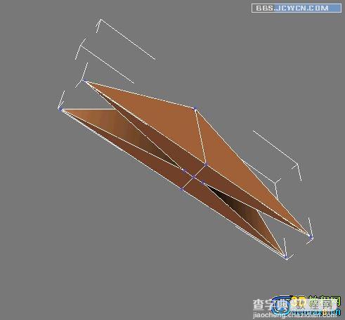 教你如何用3Dmax制作千纸鹤多边形建模4