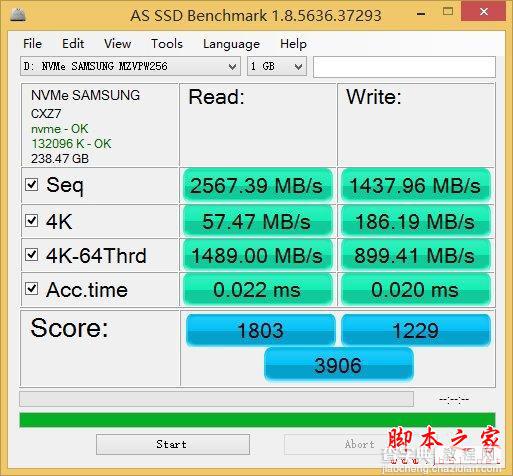 三星SM961 256GB M.2 SSD全球首发评测：超3GB/S的读取速度9