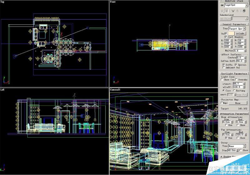 3DSMAX默认渲染器渲染出高品质客厅效果图12