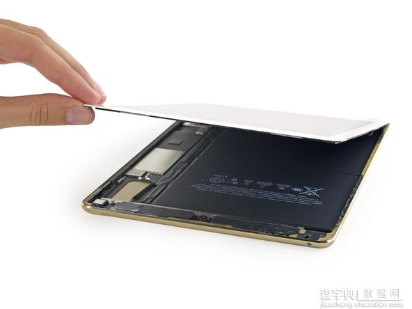 苹果iPad Air 2拆解图：确认2GB内存 机身紧凑 电池变小10