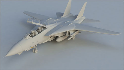 3DSMax打造F-14Tomcat战斗机图文教程17